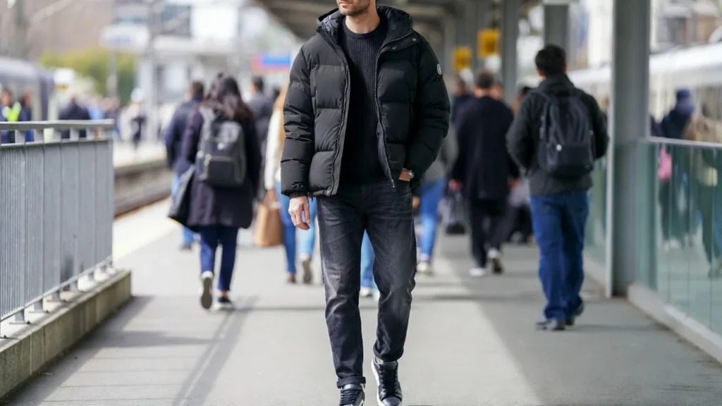 Men’s puffer jackets Germany for stylish winter commuting