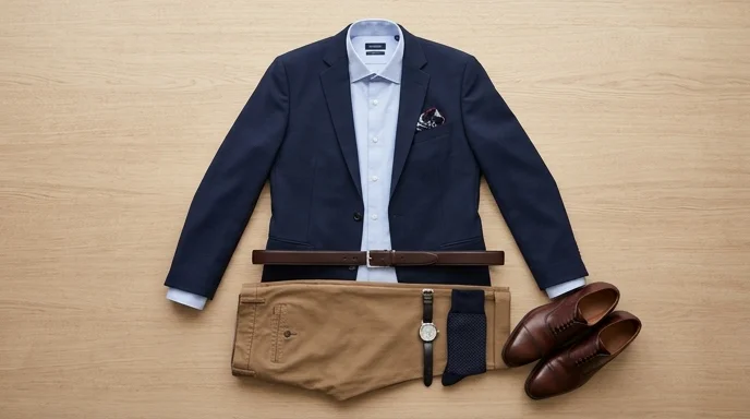 Essential business casual wardrobe pieces for men in Germany