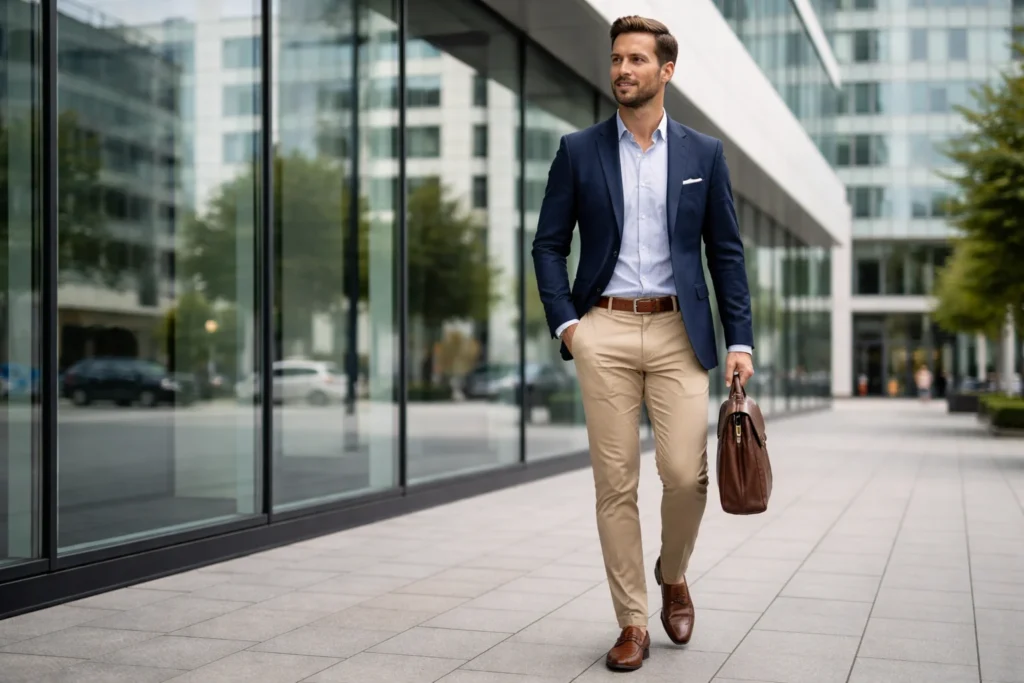 Modern Business Casual Style for Men in Germany 2026