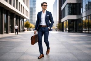 German-made leather shoes for men professional business outfit style