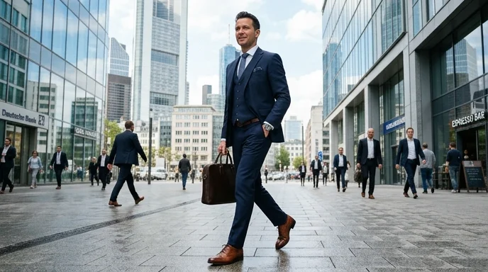 German-made leather shoes for men classic Oxford style professional look